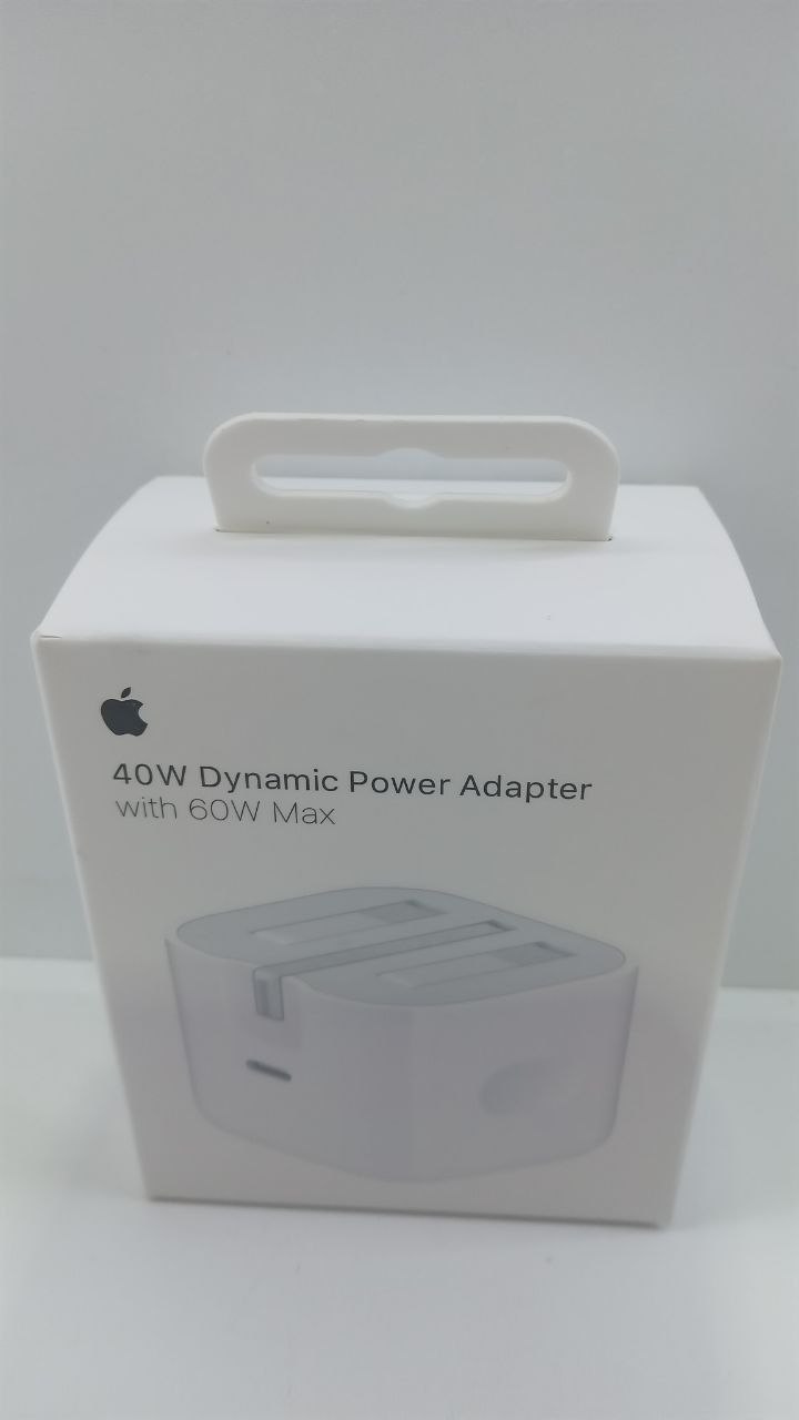 آداپتور شارژر دو پورت ۴۰ وات اپل مدل Dynamic Power (کیفیت عالی)